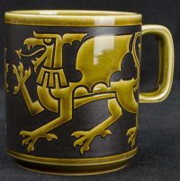 Heraldic Medieval (European) Coat of Arms Dragon Coffee Mug